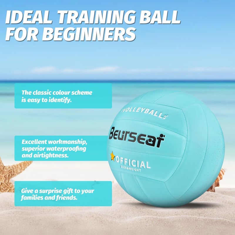 Beurseaf Volleyball, Soft Touch Beach Volleyball, Indoor Outdoor Volleyball for Beach Game Training, Official Size 5 - Image 5